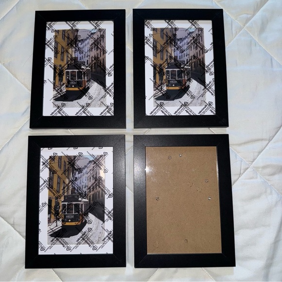✅Black Picture Frames Set of 4 - Picture 2 of 7